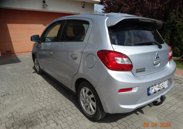 Mitsubishi Space Star cena 37000 przebieg: 72000, rok produkcji 2018 z Swarzędz małe 121